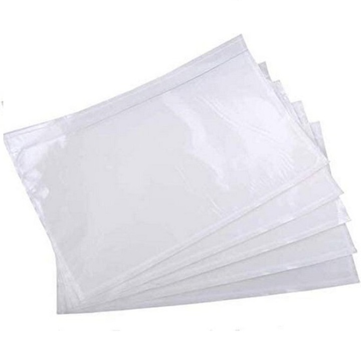 Set 100 plicuri C6 port-document, 110x175 mm, autoadeziv