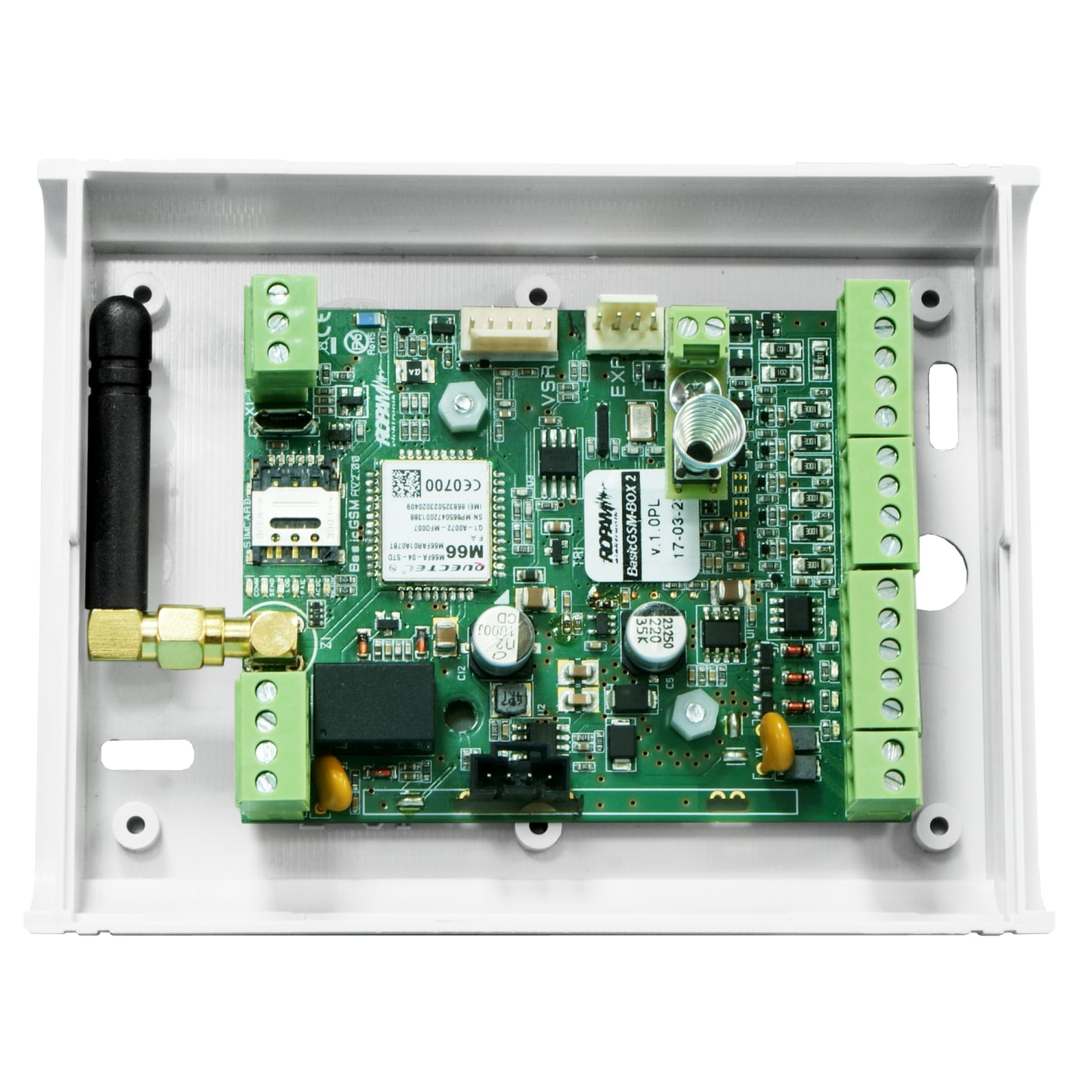Modul BasicGSM BOX2, Ropam, Modem GSM/GPRS2G incorporat, 8 utilizatori