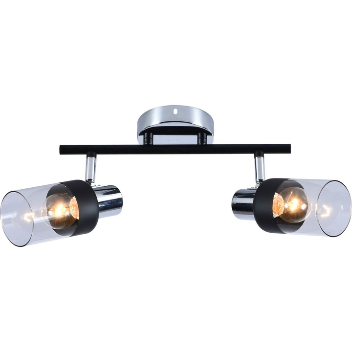 Spotlámpák, Lampex, Lábazati szegélyléc Avola 2 Silver Designer nappali