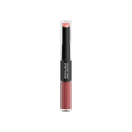 Ruj lichid rezistent la transfer L'Oreal Paris Infaillible 24H Lipstick Rose Eternite, 6.4 ml