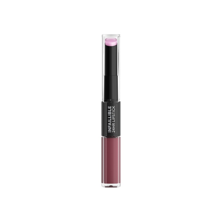 Ruj lichid rezistent la transfer L'Oreal Paris Infaillible 24H Lipstick 209 Violet Parfait, 6.4 ml