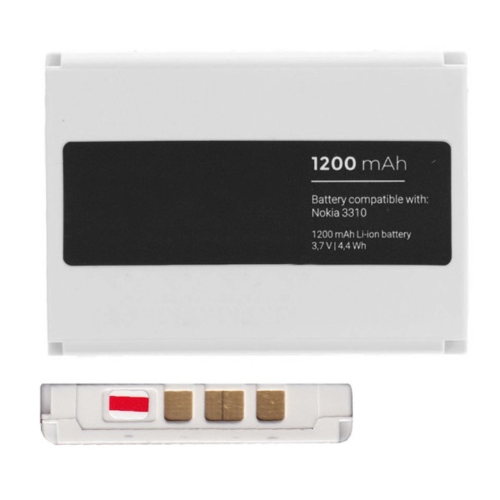 Батерия, съвместима Nokia 6810 / 6800 / 6650 (2003) Gigapack батерия 1200mAh li-ion (blc-2 съвместима), gigapack опаковка