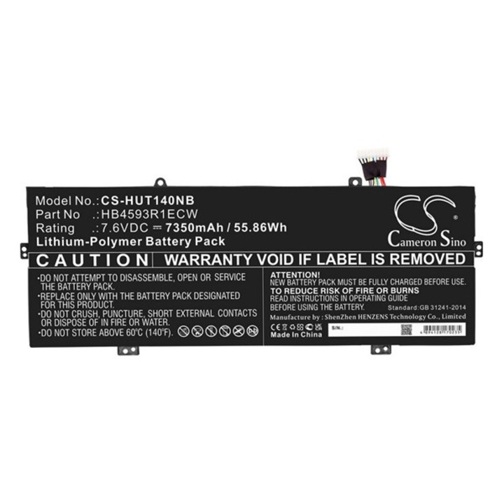 Cameron sino li-polymer akku (7,6v / 7350 mah, huawei hb4593r1ecw kompatibilis), CS-HUT140NB, gyártói csomagolás