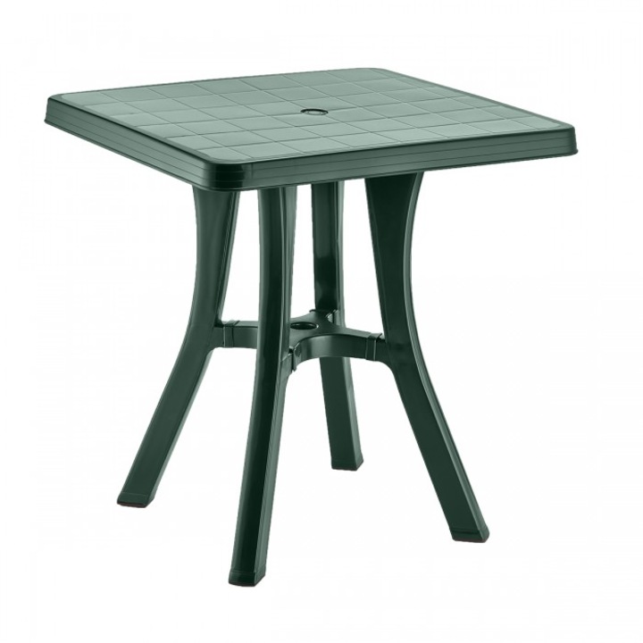 Masa gradina patrata plastic RAKI ROYAL, 70x70xh73cm, verde