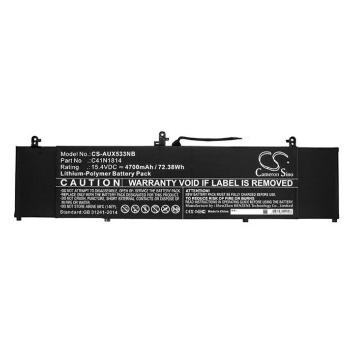 Cameron sino li-polymer akku (15,4v / 4700 mah, asus 0b200-03120100 kompatibilis), CS-AUX533NB, gyártói csomagolás