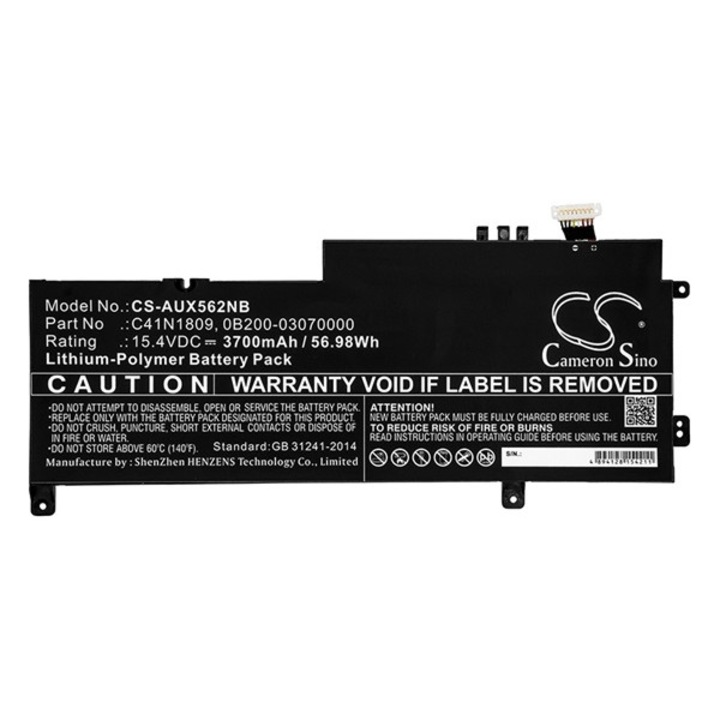 Cameron sino li-polymer akku (15,4v / 3700 mah, asus 0b200-03070000 kompatibilis), CS-AUX562NB, gyártói csomagolás