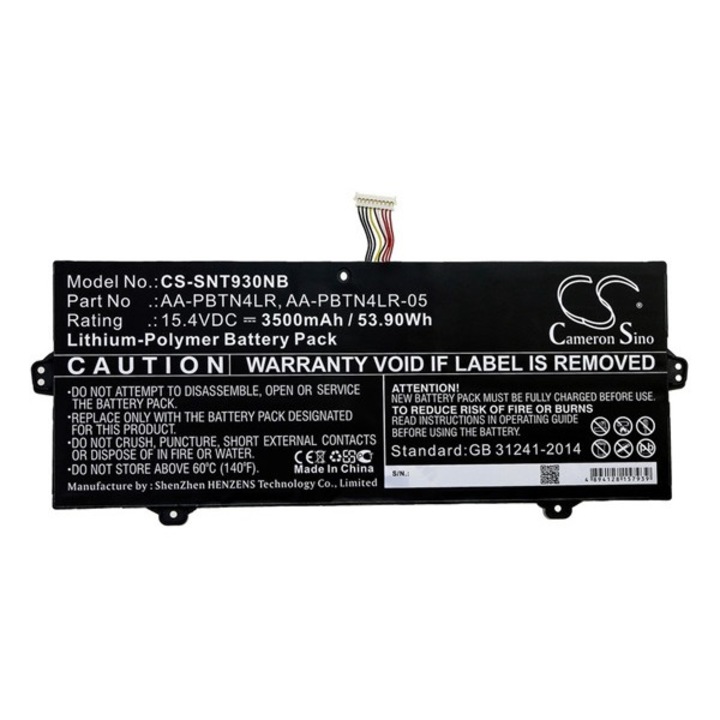 Cameron sino li-polymer akku (15,4v / 3500 mah, samsung aa-pbtn4lr kompatibilis), CS-SNT930NB, gyártói csomagolás