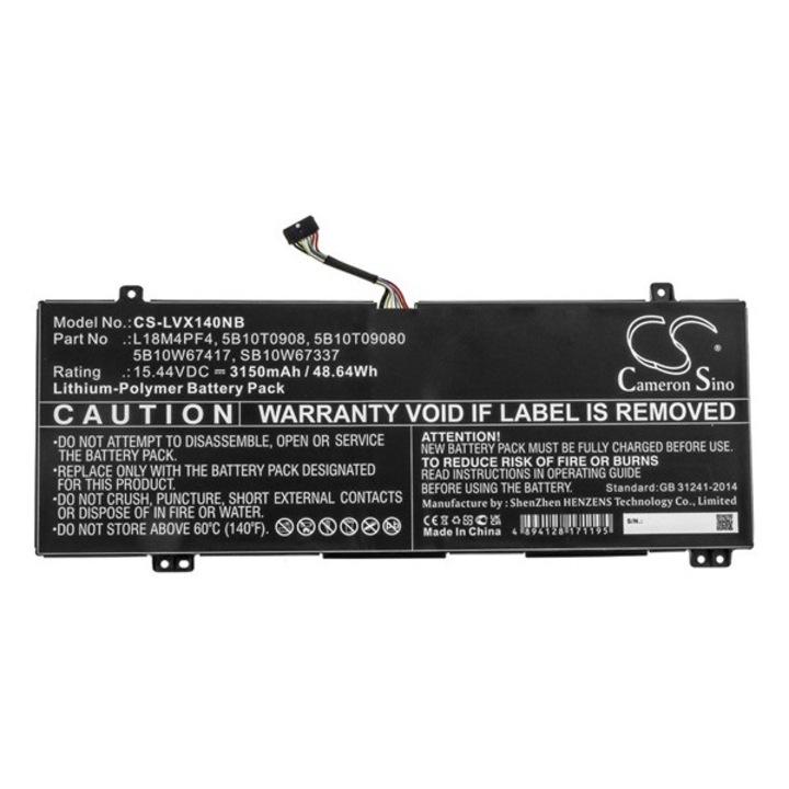 Cameron sino li-polymer akku (15,44v / 3150 mah, lenovo 5b10t0908 kompatibilis), CS-LVX140NB, gyártói csomagolás