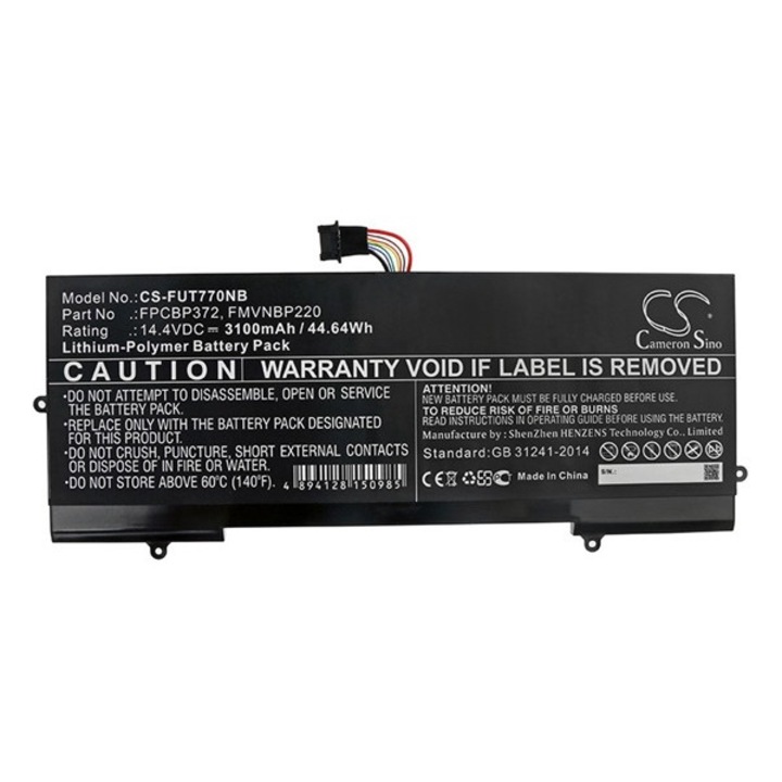 Cameron sino li-polymer akku (14,4v / 3100 mah, fujitsu fmvnbp220 kompatibilis), CS-FUT770NB, gyártói csomagolás