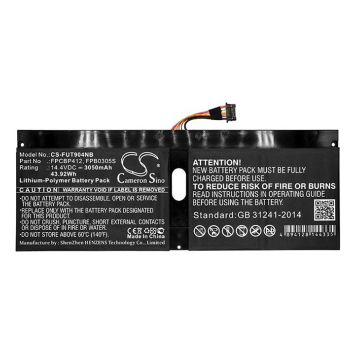 Cameron sino li-polymer akku (14,4v / 3050 mah, fujitsu fpb0305s kompatibilis), CS-FUT904NB, gyártói csomagolás