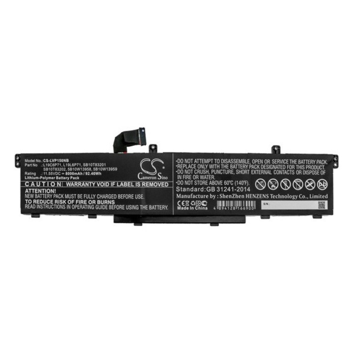 Cameron sino li-polymer akku (11,55v / 8000 mah, lenovo 5b10w13958 kompatibilis), CS-LVP150NB, gyártói csomagolás