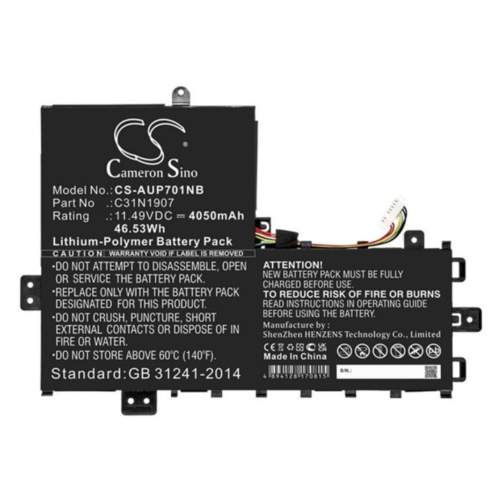Cameron sino li-polymer akku (11,49v / 4050 mah, asus 0b200-03350600 kompatibilis), CS-AUP701NB, gyártói csomagolás