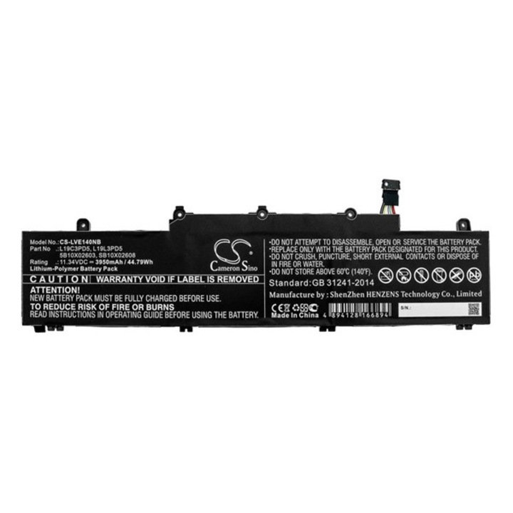 Cameron sino li-polymer akku (11,34v / 3950 mah, lenovo 5b10x02600 kompatibilis), CS-LVE140NB, gyártói csomagolás