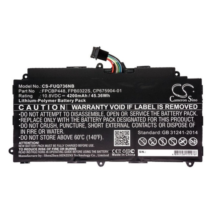 Cameron sino li-polymer akku (10,8v / 4200 mah, fujitsu cp675904-01 kompatibilis), CS-FUQ736NB, gyártói csomagolás