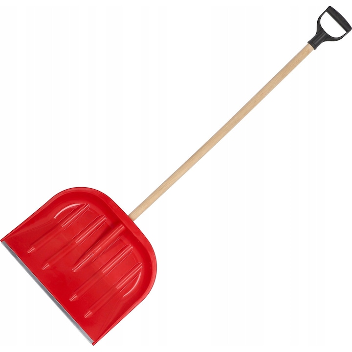 Lopata zapada, Kotarbau, Plastic/Lemn, 135cm, Rosu
