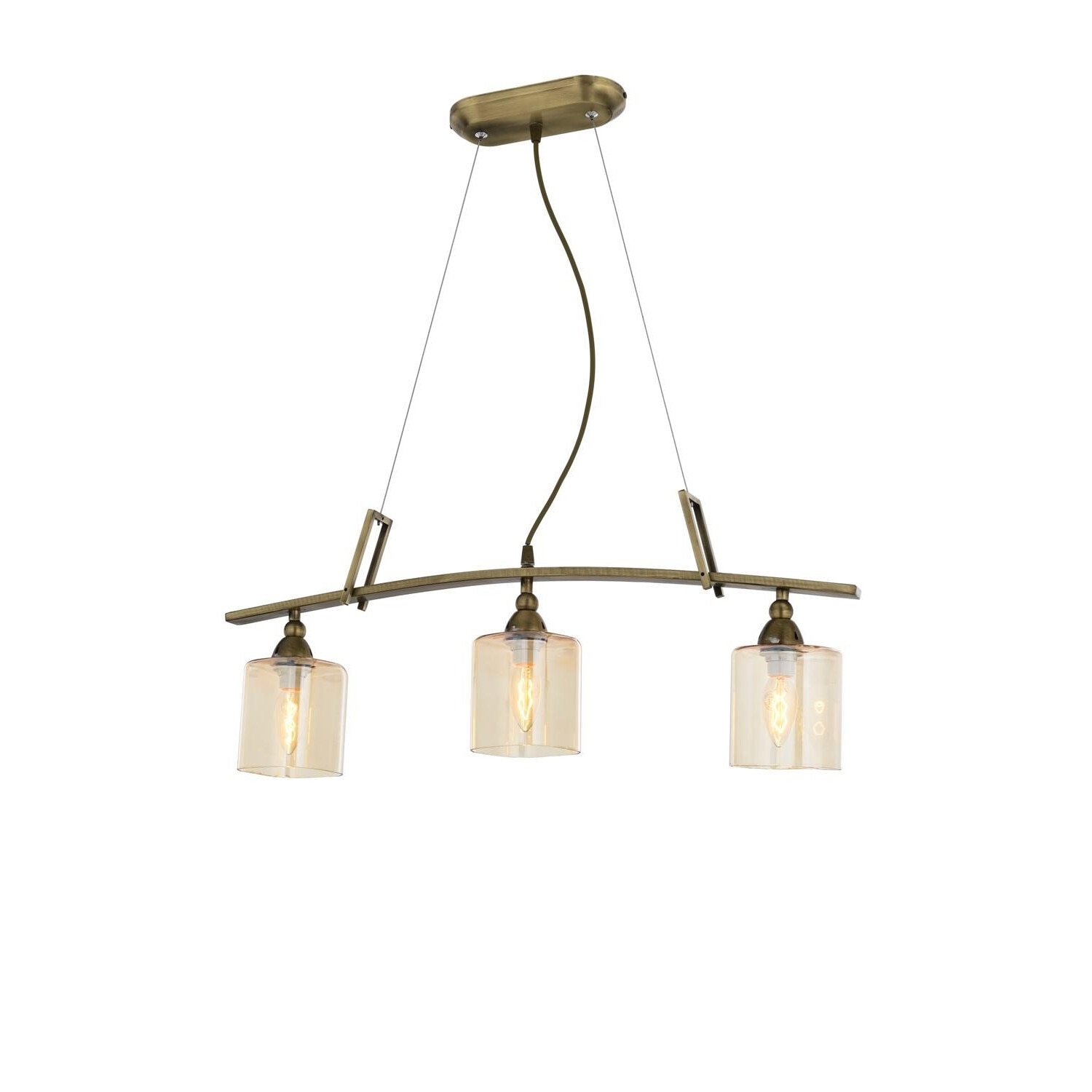 Lustra Avonni AV-1374-3EY, 3x 40 W ,E14, Antique