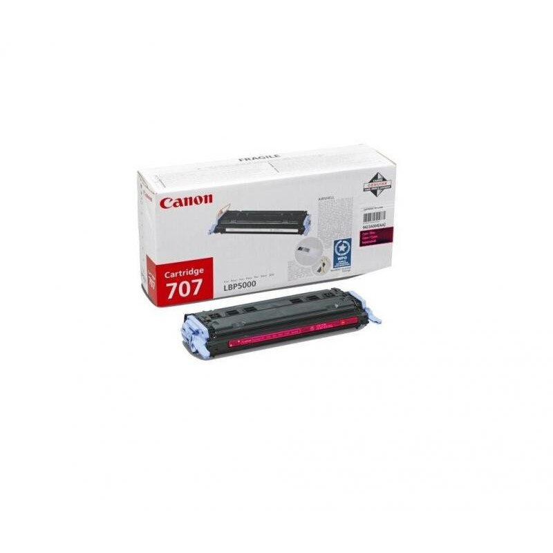 Toner Canon CRG707M, magenta, capacitate 2000 pagini - CR9422A004AA