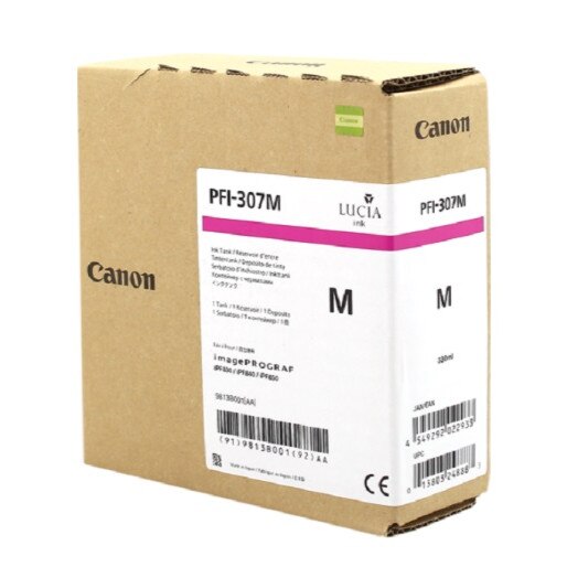 Cartus cerneala Canon PFI-307M, magenta, capacitate 330ml - CF9813B001AA