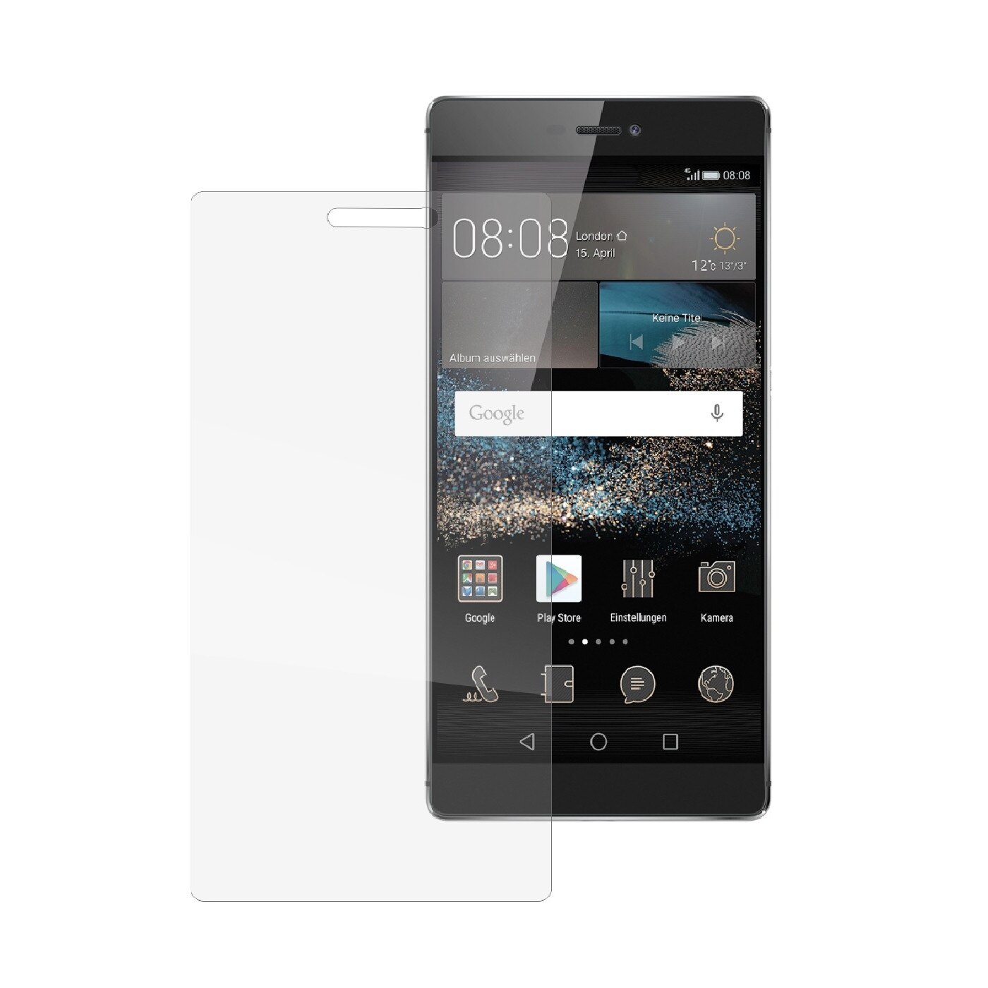 Folie Protectie Ecran, Acoperire Totala, Adeziva si Foarte Flexibila, Invisible Skinz Ultra-Clear AutoRegeneranta pentru Huawei Ascend P8