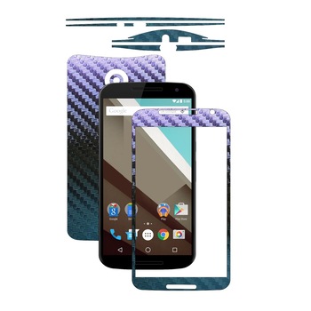 Folie de protectie Carbon Skinz, Husa de tip Skin Adeziv pentru Carcasa, Carbon Cameleon dedicata Motorola Google Nexus 6 Folie de protectie Carbon Skinz, Husa de tip Skin Adeziv pentru Carcasa, Carbon Cameleon dedicata Motorola Google Nexus 6