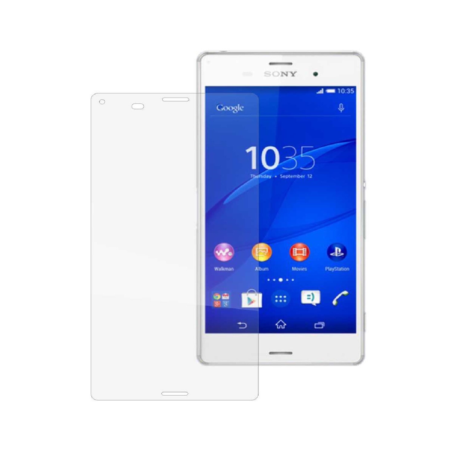 Set 2 Folii Protectie Ecran, Acoperire Totala, Adezive si Foarte Flexibile, Invisible Skinz Ultra-Clear HD pentru Sony Xperia Z3