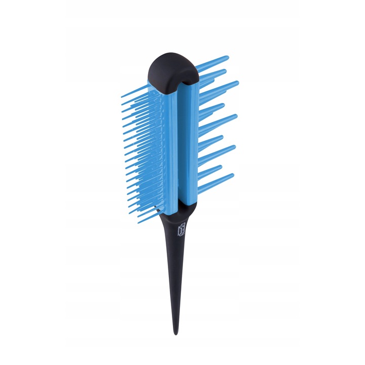 Pieptene Dublu, Ponik'S, Dgs014, Pentru Par Umed Si Uscat, Distribuie Balsamul, Varf Separare Suvite, Descurca Delicat Si Eficient, Profesional, 21.5 x 6.4 cm