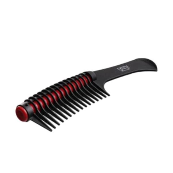 Pieptene, Ponik's, Profesionale, 23 x 5 cm, Tip perie Sintetice, Destinate pentru Styling Multifunctional, Material maner Plastic, Negru