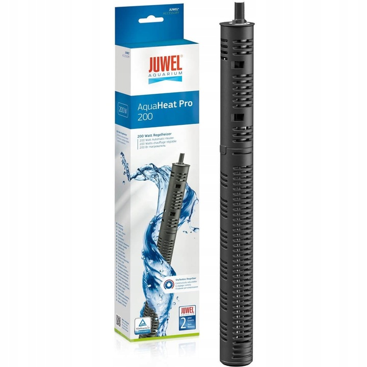 Incalzitor cu termostat Aqua Heat Pro, Juwel, Pentru acvariu, 200 W, 200 l