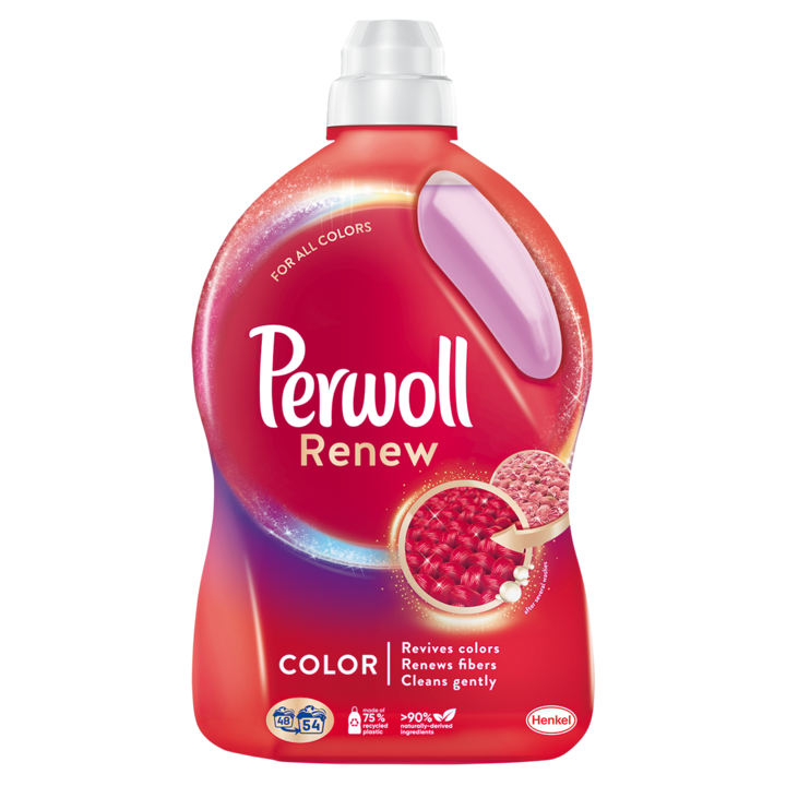 Detergent de rufe lichid Perwoll Renew Color, 54 spalari, 2,97L