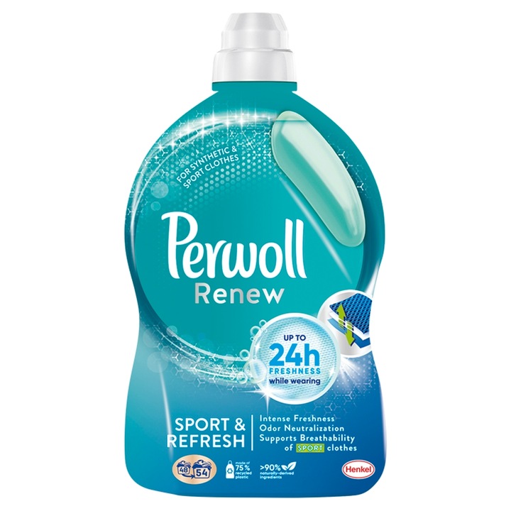 Detergent de rufe lichid Perwoll Renew Refresh, 54 spalari, 2,97L