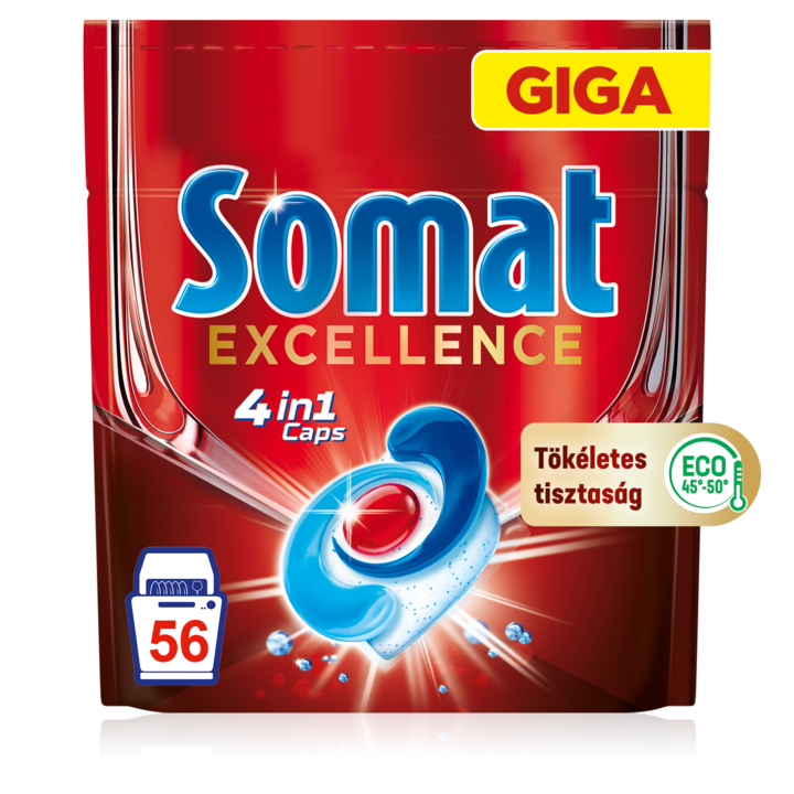 Somat Excellence mosogatógép kapszula, 56 kapszula