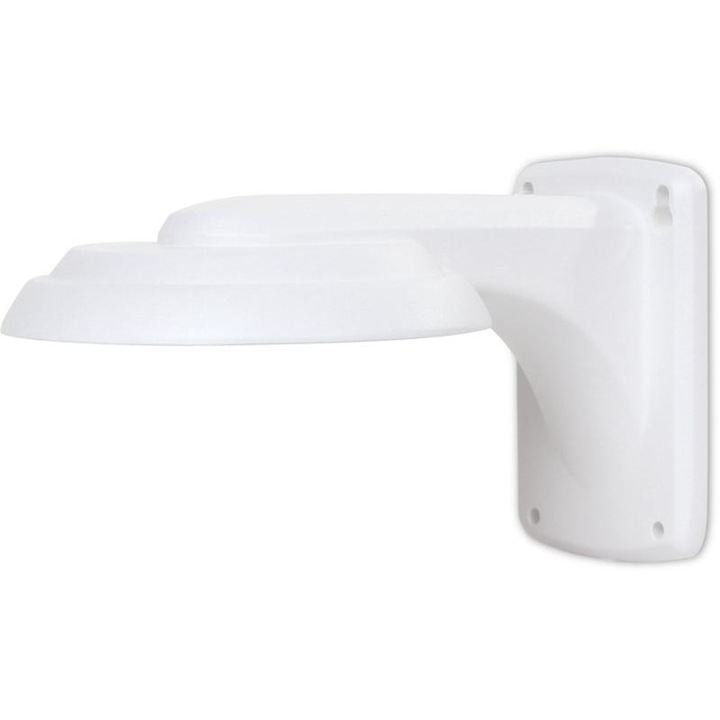 Adaptor lateral camera de supraveghere KG-104B, Kenik, Aluminiu, 210 x 120 mm, Alb