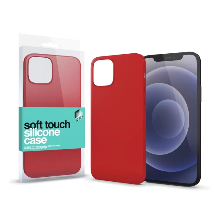 Силиконов кейс XPRO Soft Touch за Apple iPhone 13 Mini червен