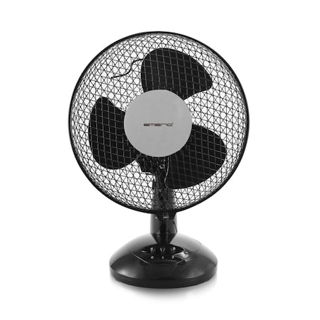 Ventilator, Emerio, 2 trepte de viteza, 25W, Negru