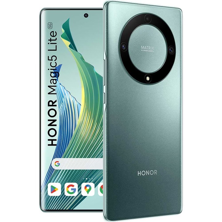 Telefon mobil Honor Magic 5 Lite, 6GB RAM, 128GB, 5G, Emerald Green