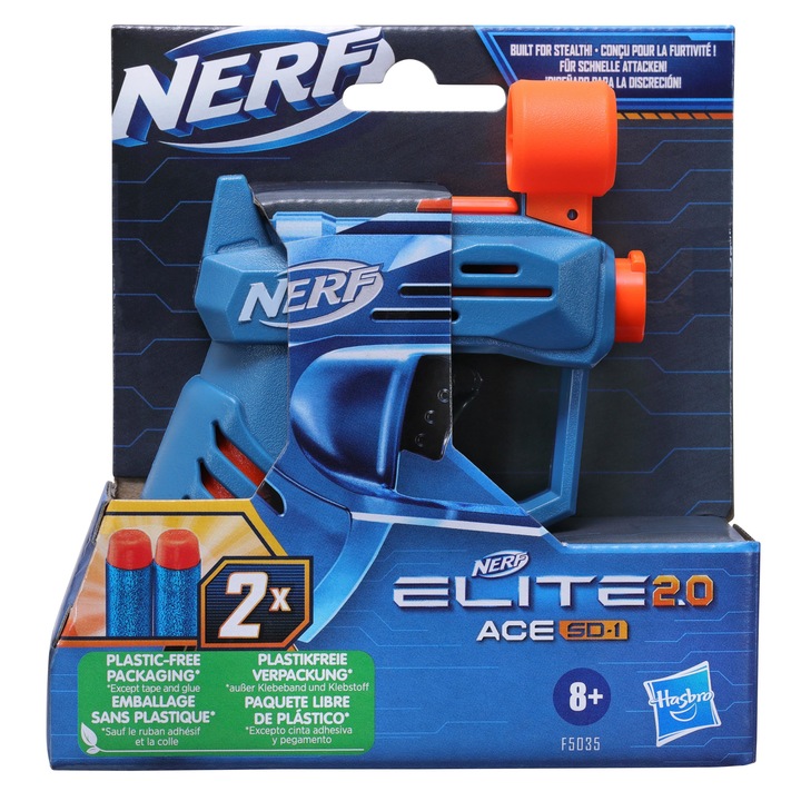 Nerf Elite 2.0 Ace SD1 Játékfegyver, 2 nyíl