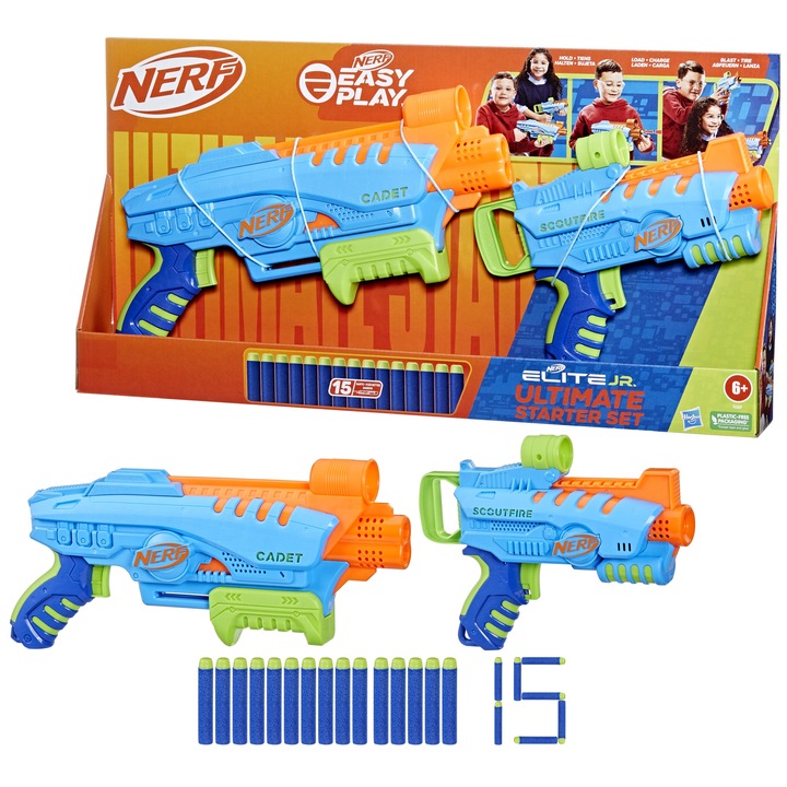 Комплект 2 бластера Nerf Elite Junior - Ultimate starter