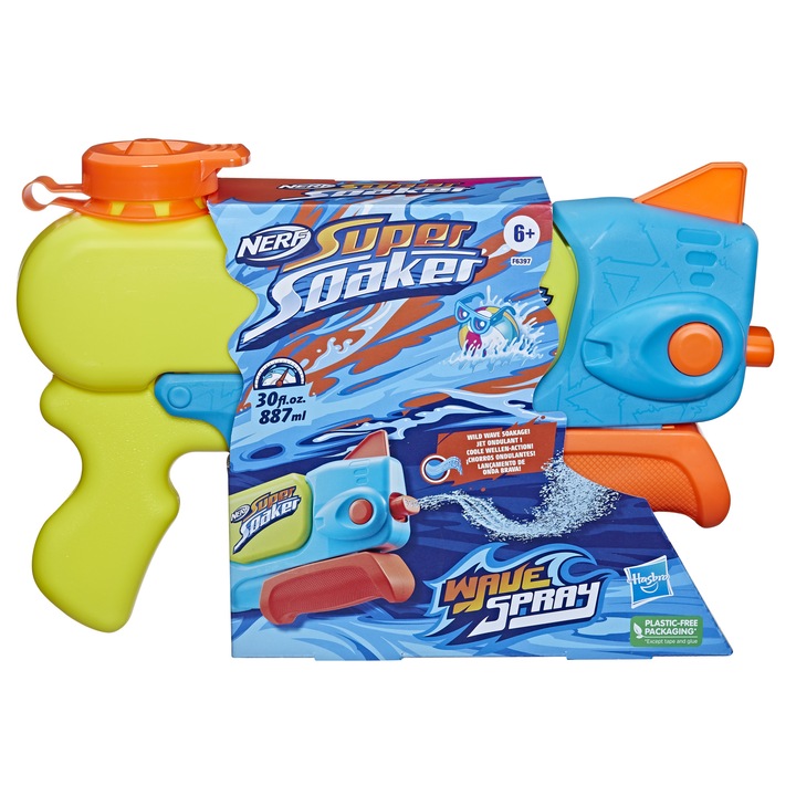Бластер с вода Nerf - Super Soaker, Wave spray