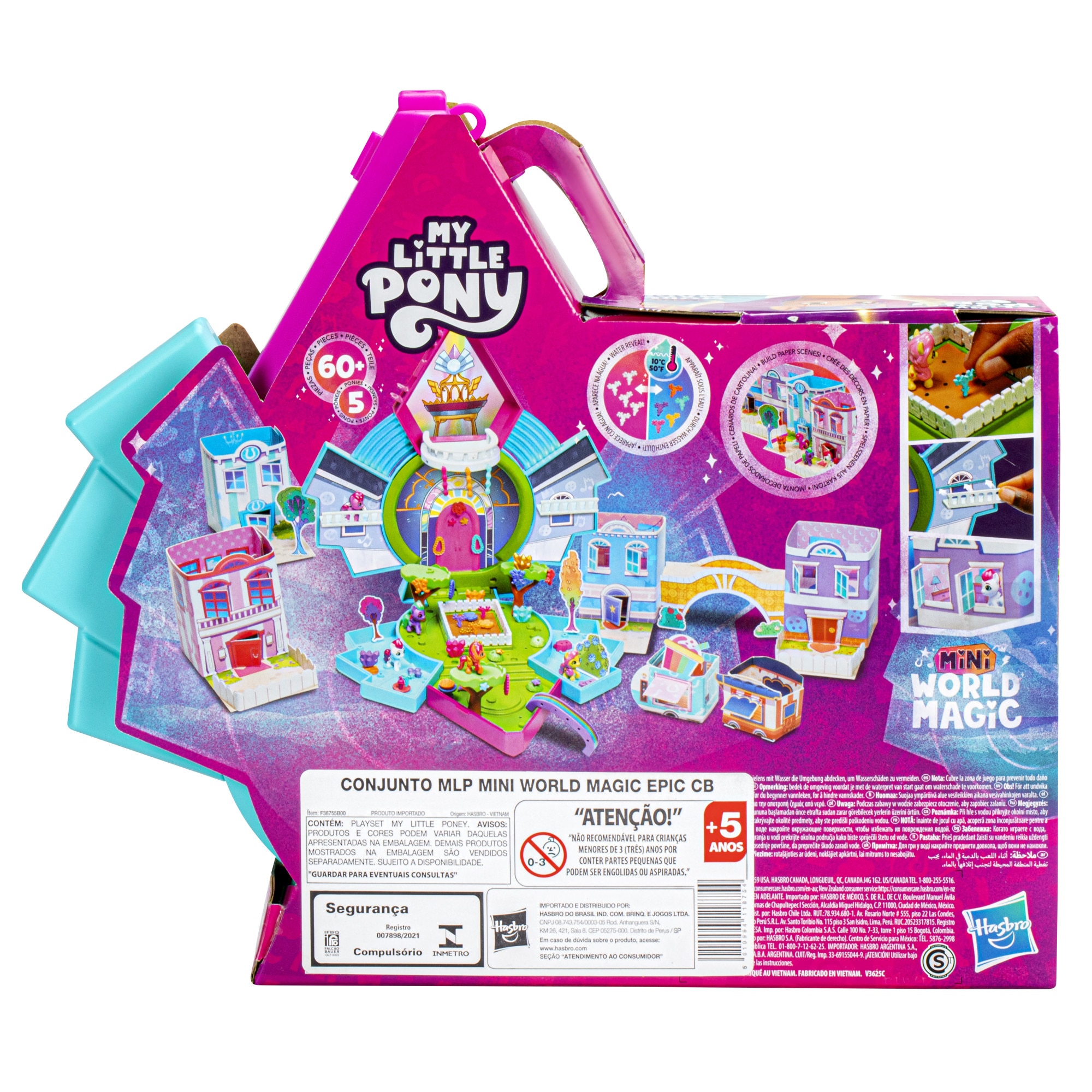 Conjunto My Little Pony Mini World Magic Pequenas Criações Sunny Starscout  Hasbro - Fátima Criança