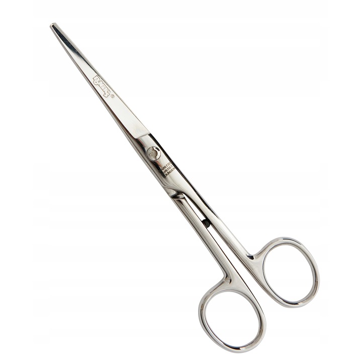 Olló, Ponik's, 6 hüvelykes, fém, ezüst