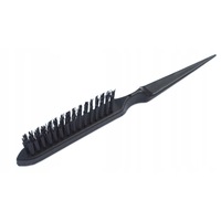 Perie Pentru Par, Ponik'S, Pentru Tapotat Si Cocuri, Nylon Rezistent, Netezire Si Modelare Precizie, Design Smulk Si Ergonomic, Ideala Pentru Coafuri Finisate, Utilizare Multifunctionala, Pentru Saloane Si Acasa, 22 x 1.5 cm, Negru
