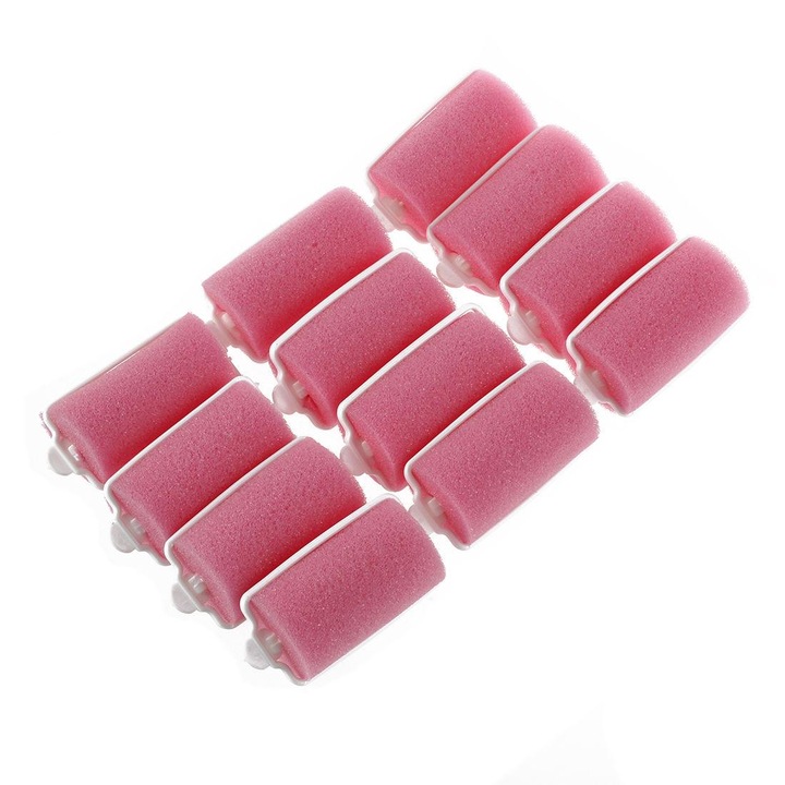 Set Bigudiuri Burete, Ponik'S, Cw133, Moale si Elastic, Ondulare Fara Caldura, Siguranta Par, Bucle Naturale, Esential In Salonul De Coafura, Materiale Durabile, Calitate Profesionala, 32 mm, 12 Buc