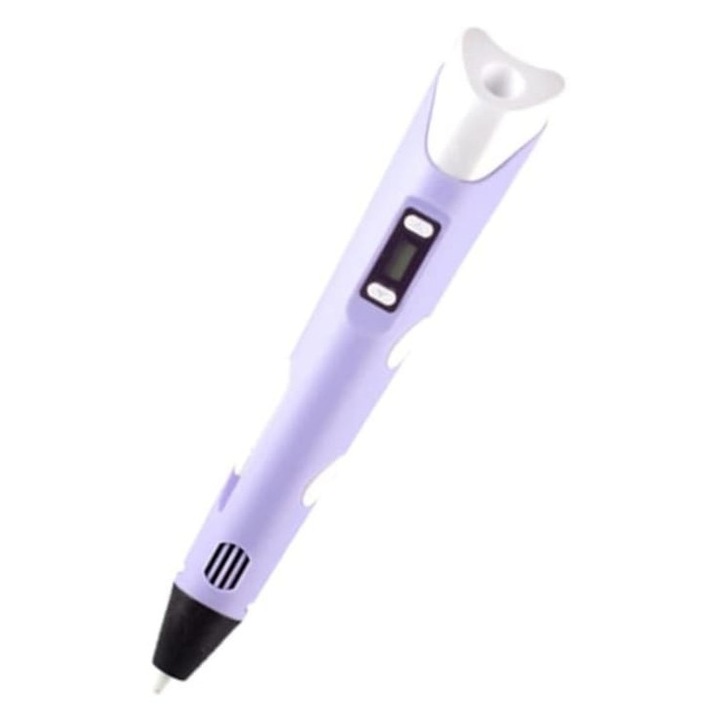 3D nyomtató toll, PLU filamentek 100m, lila, 16 cm