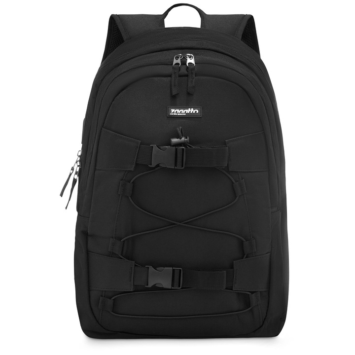 Rucsac pentru skateboard, scoala negru, A4, Zagatto ZG69