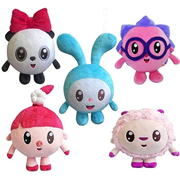 5 db TOYS DEPO Plus játék készlet, Baby Riki karakterek, eredeti külső, 15-18 cm, többszínű