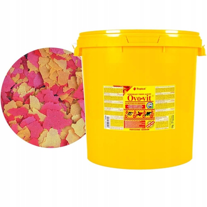 Hrana pentru pesti Ovo-vit, Tropical, 21 l, 4 kg