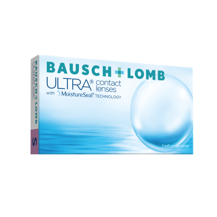 Месечни контактни лещи Ultra, диоптър -1.50, 3 бр./кутия