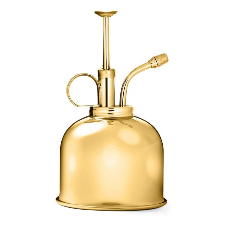 Stropitoare fina, stil Vintage, pentru plante de interior, cu piston, alama lustruita, 300 ml