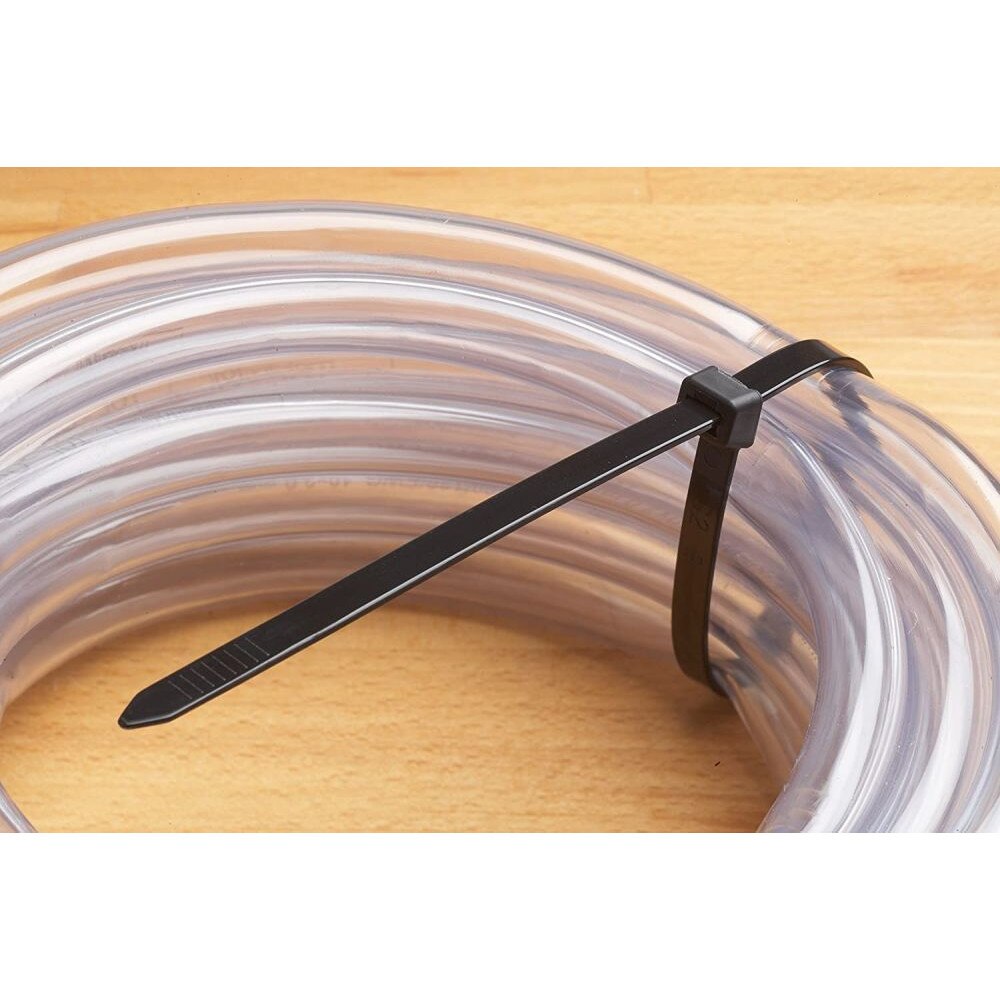 Set 50 buc colier plastic, soricei, 250x4.8 mm, Negru, rezistent UV ...
