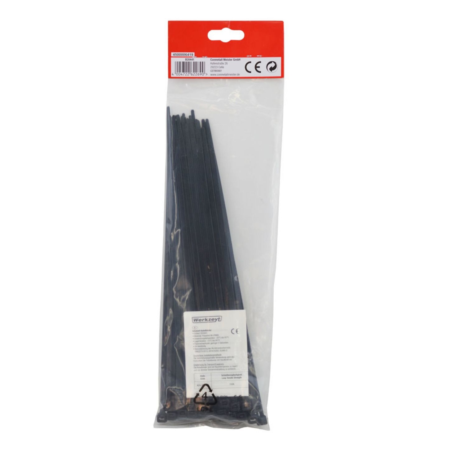 Set 50 buc colier plastic, soricei, 250x4.8 mm, Negru, rezistent UV ...
